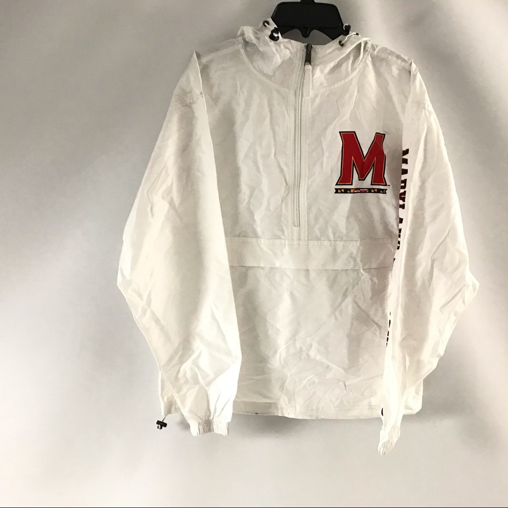 Champion Men Maryland Terrapins Half-Zip Jacket XS